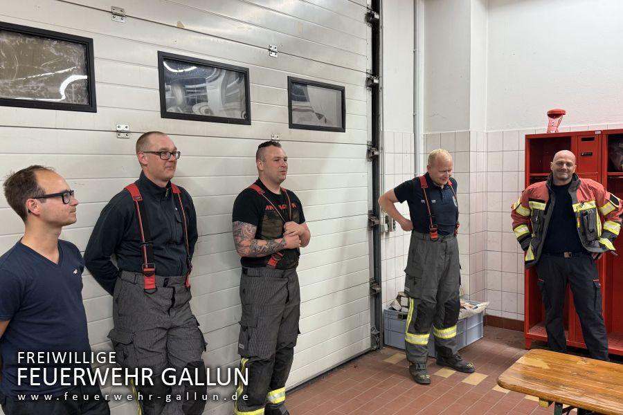 Ausbildung mit der Feuerwehr Mittenwalde